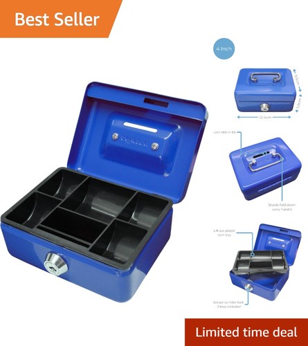 Compact and secure key - key, lock