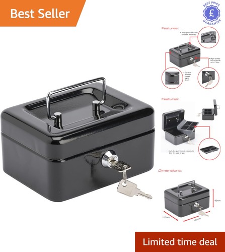 Compact steel cash box with - compact,
