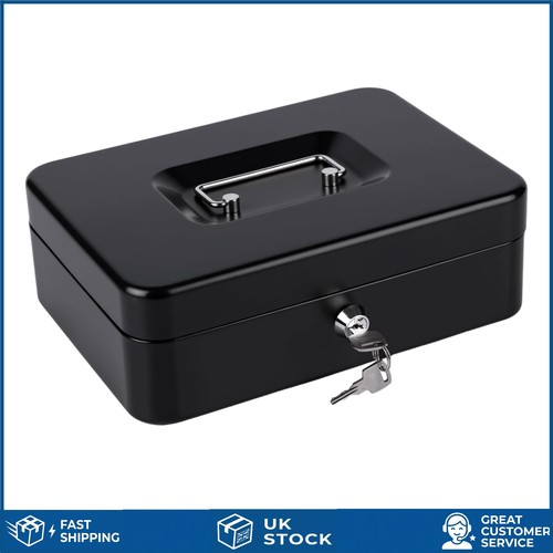 Secure metal cash box - metal, with
