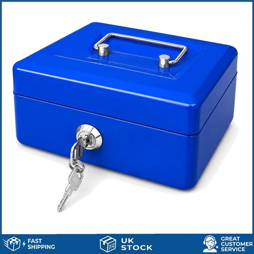 Secure blue metal - secure, cash