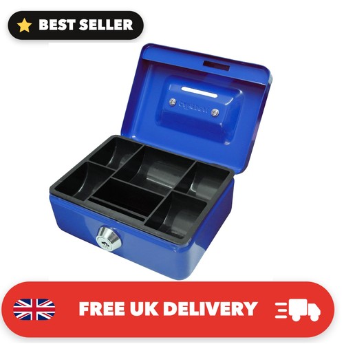 Lockable money box with - lockable,