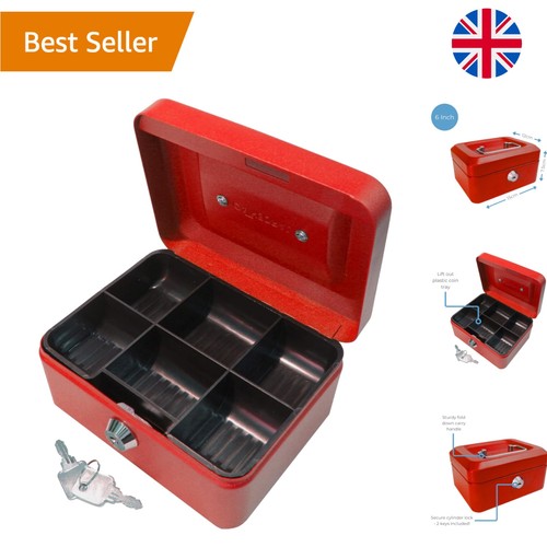 Compact red key lock - compact, box