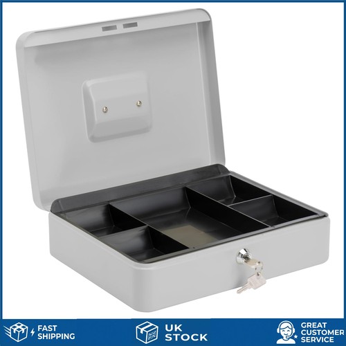 Secure metal cash box with - secure,