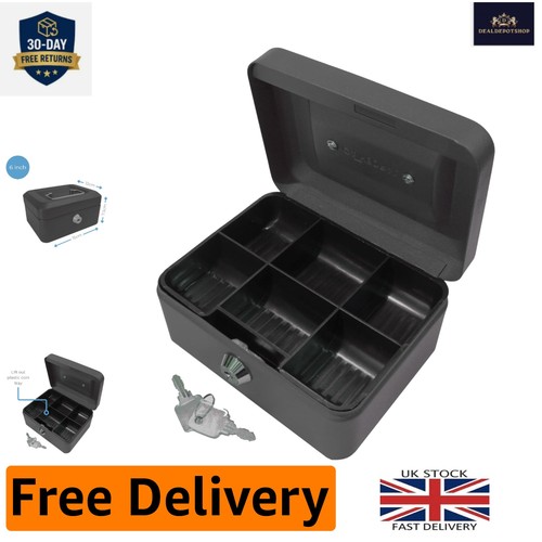 Elegant key lockable cash box - lockable,