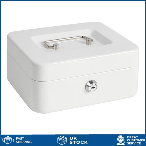 Secure locking metal cash box - secure,
