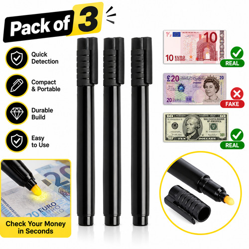 3pcs bank note checker - 3pcs,