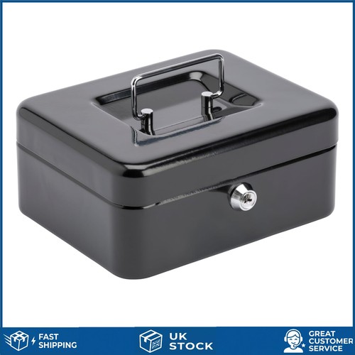 Secure locking steel cash - locking, box