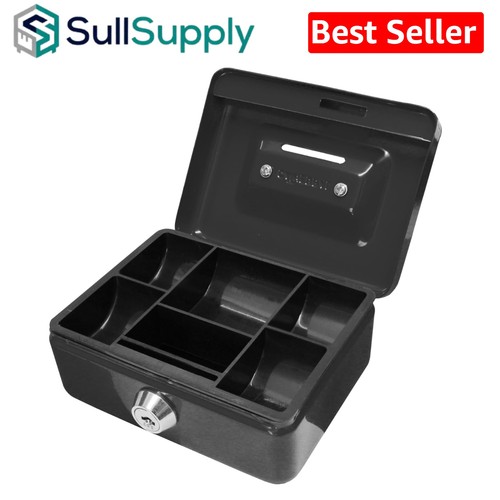 Durable black cash box - cash, with
